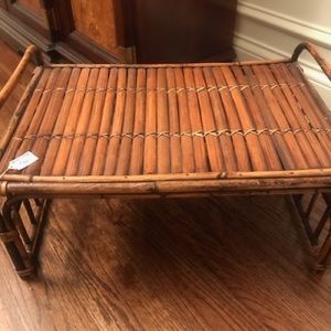 Bamboo lap desk or food tray